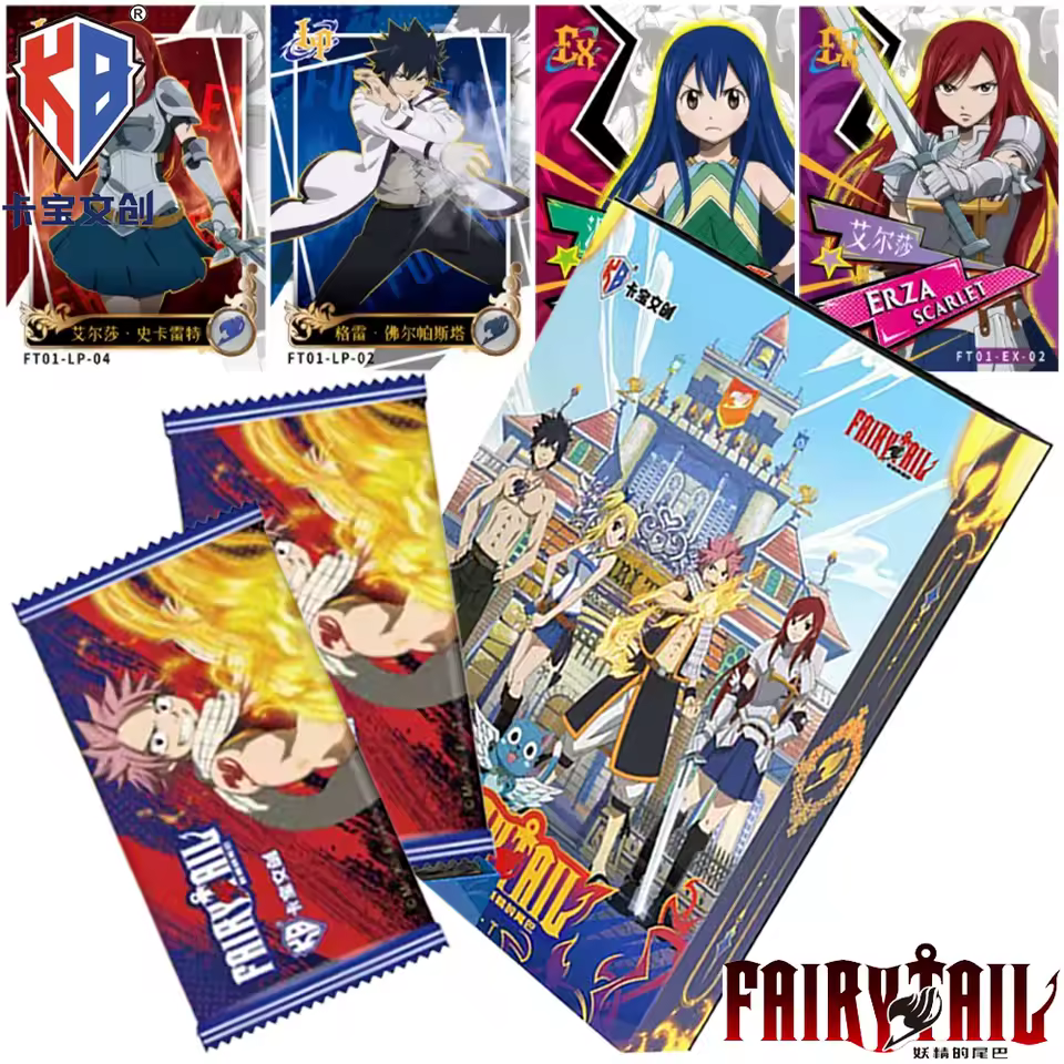 Fairy Tail OFFICIAL 18 Pack Booster Box Trading Cards Doujin Anime