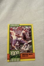 1990 Topps - 1000 yd. Club Christian Okoye #2 With Disclaimer