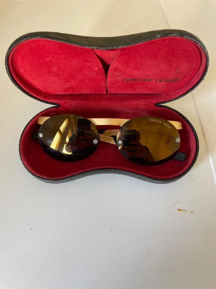 porsche design sunglasses vintage 5694 model gold - Image 3 of 4