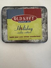 Vintage Old Navy Supply Co. Holiday Cookie Cu...