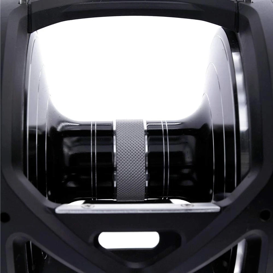 Oxean Ox50Ts Mulinello Da Pesca, Nero Matto, Gear Ratio Double Speed 3.2/1.4 - Immagine 3 di 4