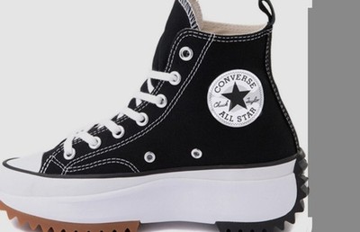 Converse Run Star Hike High Top Sneaker Size 6.5 Black New 166800C
