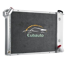 4 Row Aluminum Radiator For Chevy Corvette 1966 1968 7 0l 427 V8 Crossflow