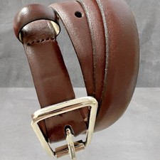Banana Republic Belt Roller Buckle Leather Skinny Med