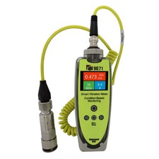 TEST PRODUCTS INTL. 9071 Vibration Meter, +/-5%Acc, LED 61KR93