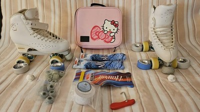 Size 260(U.S. Women's 6.5-7) Edea Ritmo Roller Skates and Roll Line Variant-C