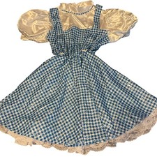 The Wizard of Oz Girls' Dorothy Dress Costume No Size Tag Halloween