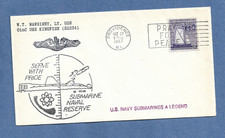 USA REFISH SOTTOMARINO 27 OTTOBRE 1957 PROVVIDENZA R.I COPERTINA NAVALE
