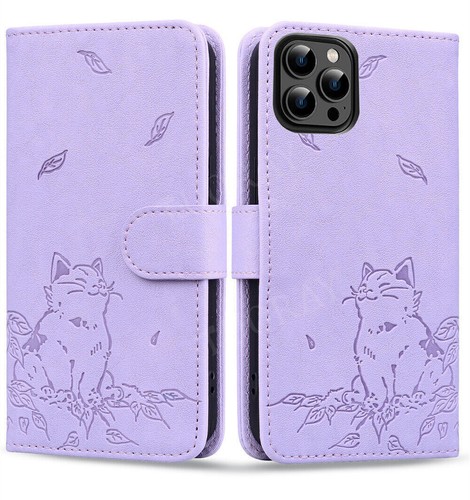 Hülle Für iPhone 16 15 14 13 12 Pro Max Plus Tasche Leder Wallet Case Schutz - Picture 42 of 84