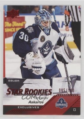 2022-23 Upper Deck AHL Star Rookies Exclusives 85/100 Yaroslav Askarov #115 00jz