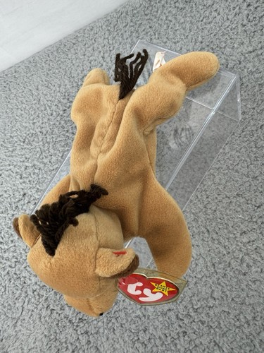1995 Ty Beanie Baby Derby the Horse Style 4008 Course Yarn Mane and Tail PVC - Picture 5 of 12