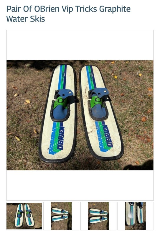 OBRIEN  - VERY RARE - Pro-Track Trick Slalom Water Skis 42”