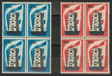 Netherlands. ** MNH Yvert 659/60. 1956. Complete Series, In Block Of Four. M