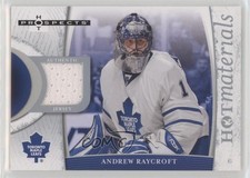 2007-08 Fleer Hot Prospects Hot Materials Andrew Raycroft #HM-RA d9r