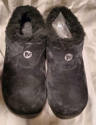 Merrell  Women's 6.5 M Polar Waterproof Insulated Black Suede Booties