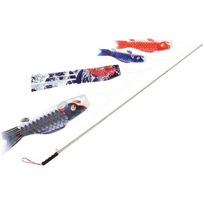  1 Set leuchtender Karpfen-Streamer im japanischen Stil, Karpfen-Windsack,