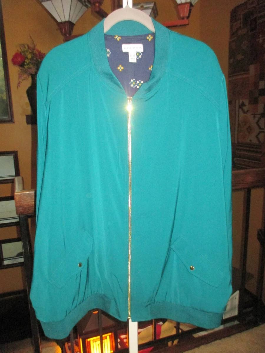Susan graver cheap bomber jacket