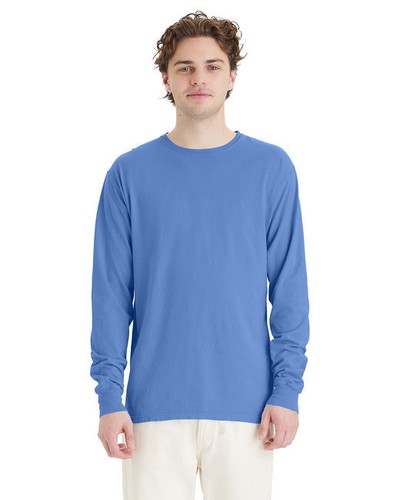 ComfortWash by Hanes GDH200 Unisex Garment-Dyed Long-Sleeve T-Shirt - Picture 17 of 22