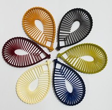 Girls Hair Ponytail Fish Banana Clip Comb for Kids & Fine hairs (pack of 6 pcs)