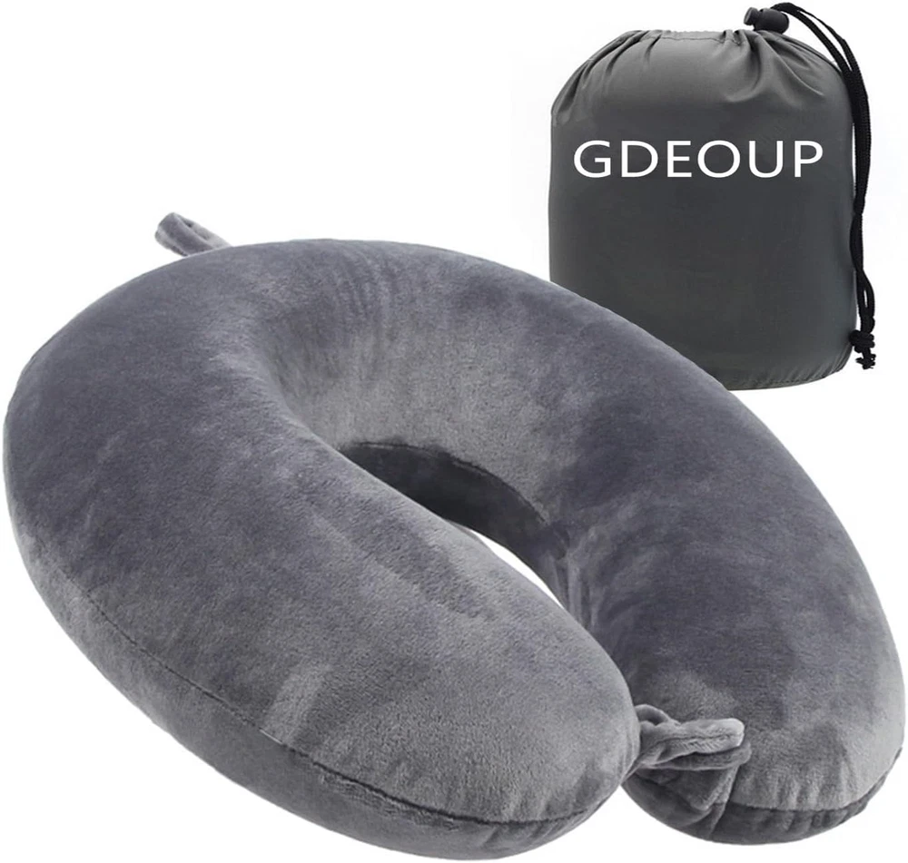 Travel Pillow Memory Foam Neck Pillow Support Pillow,Luxury Compact & Lightweigh
