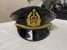 REPLICA ELEGANT CLASSIC SHIP YACHT COMMANDER REAL LEATHER NAVY CAPTAIN SAILOR CA