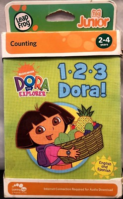 LeapFrog LeapReader Jr. TAG Junior 1-2-3 DORA! Interactive Book 