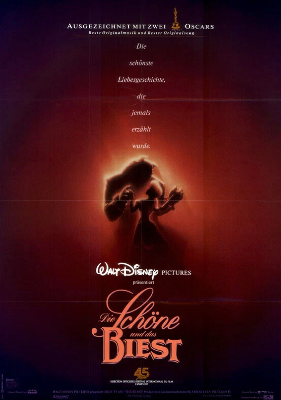 Die Schöne und das Biest ORIGINAL A1 Kinoplakat Walt Disney / Gary Trousdale - Bild 1 von 1