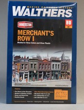 WALTHERS 3028 CORNERSTONE HO SCALE MERCHANT'S ROW I STORE BUILDING W933-3028 NEW