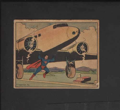 1940 Gum Inc Superman #38 Marooned In The Clouds — Raw