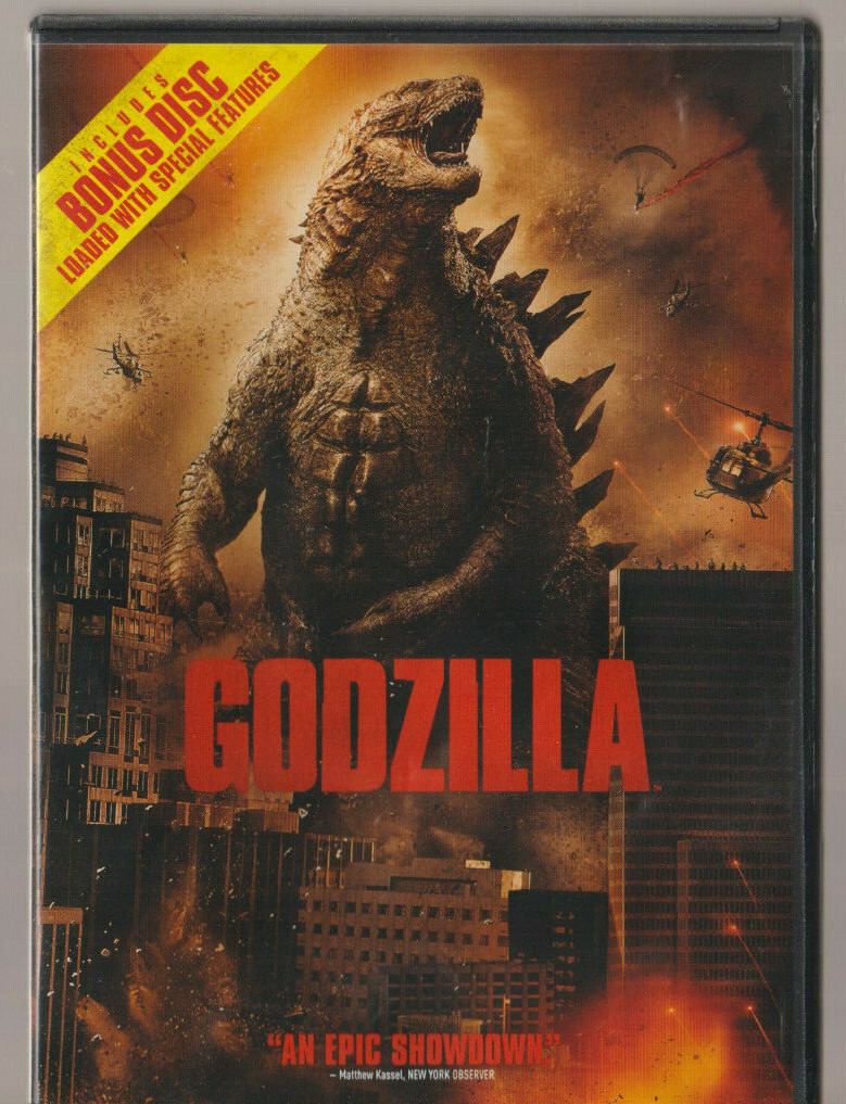 Godzilla 2014 Action Sci-fi Monster Movie DVD. Sally Hawkins