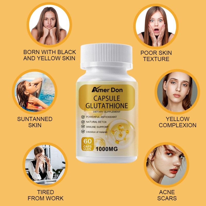 is glutathione collagen glow fda approved Glutathione Collagen Glow Capsules Collagen Anti-aging Skin Formula 60  Tablets