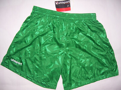 Modèle UHLSPORT Jamaïque Neuf avec étiquette Maillot de football de l'équipe de football Pro vintage des années 90 à 2000 pour adultes. Taille XL, jaune, noir, vert - France