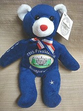 2005 PRESIDENTIAL INAUGURATION Patriotic Collectible TEDDY BEAR - George W Bush