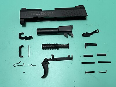 USED OEM TAURUS PT140 PRO PARTS SLIDE BARREL TRIGGER SLIDE STOP MAG CATCH .40CAL