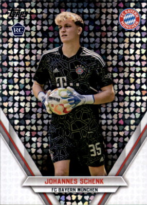 Bayern München Team Set 22/23 Karte FCB-JSC - Johannes Schenk - Parallel Crystal
