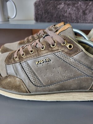 Baskets Kappa En Cuir Marron - Taille 46 EU (12 US) - Homme, Vintage Sportswear