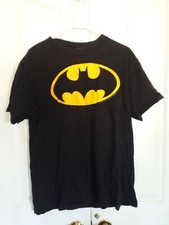 Vintage 80s Batman Logo T Shirt Size L USA Made Single Stitch Anvil