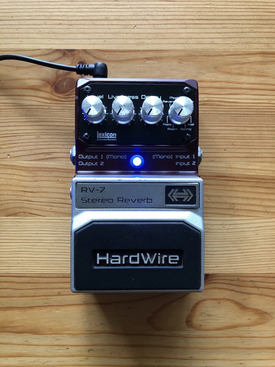 ✨ DigiTech HardWire RV-7 Stereo Reverb Guitar Effects Pedal ✨