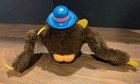 Alps Vintage Bouncy String Squeak Hat Monkey Toy Rare Japan Toy - No 231 — photo 4