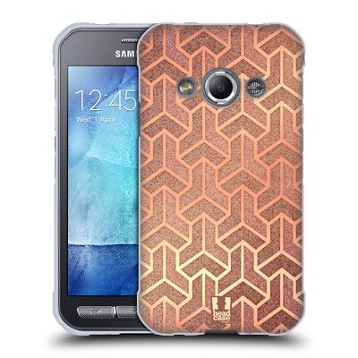HEAD CASE DESIGNS TEXTURED ART DECO PATTERNS SOFT GEL CASE FOR SAMSUNG PHONES 4
