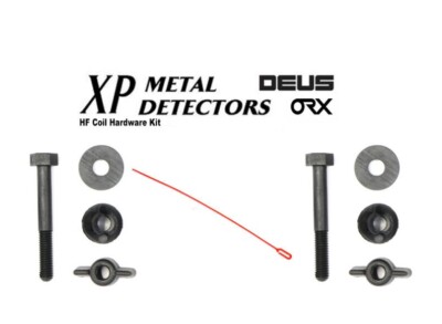 XP Deus ORX Metal Detector Hardware Kit Set 2 Bolts for Search Coil NEW Free S/H