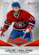 2011-12 Panini Titanium Hockey Rookie Card Checklist and Print Runs 14