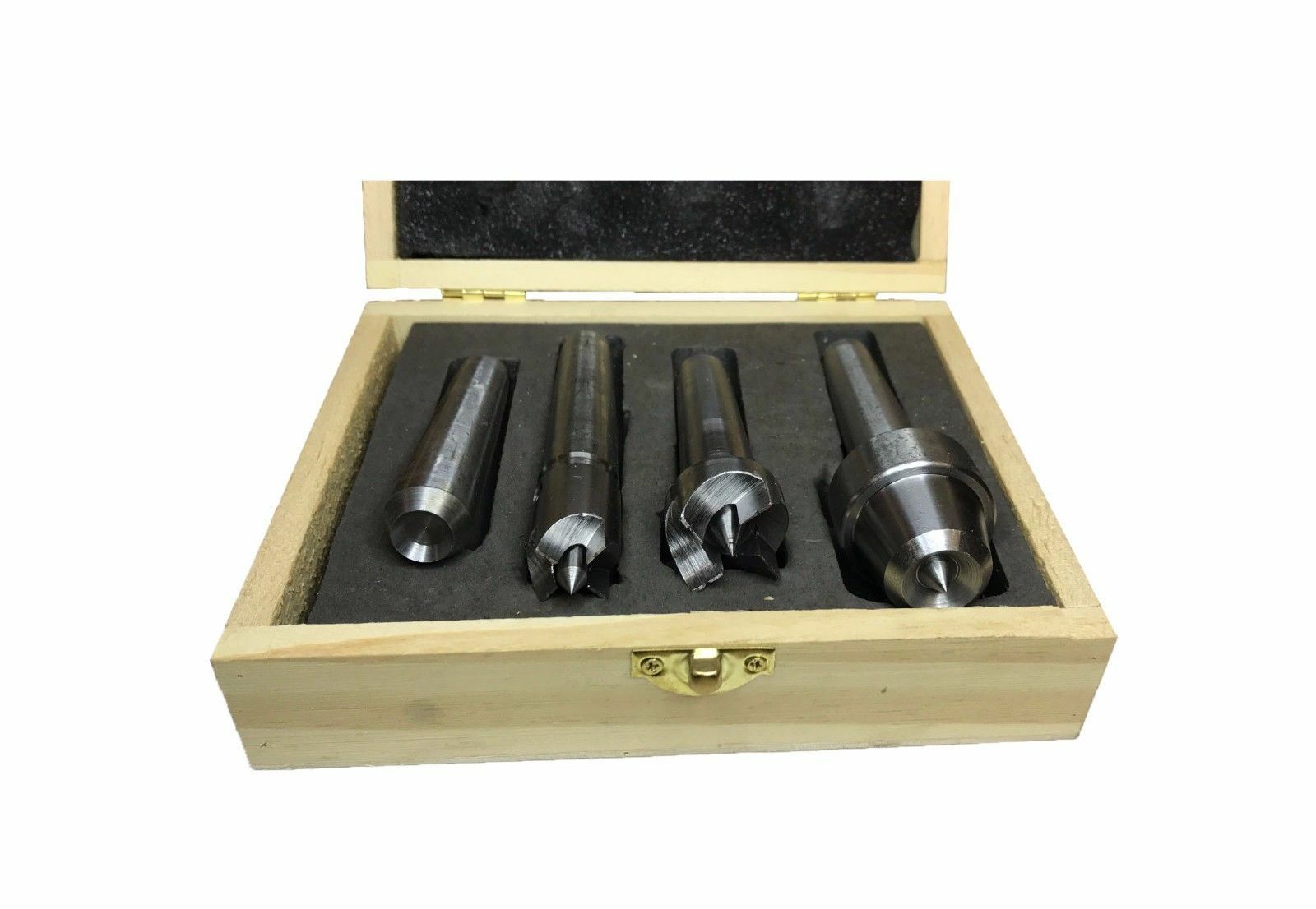 2MT DRIVE CENTRE 4 PRONG SPUR REVOLVING LIVE CENTRE SET FOR WOOD LATHE RDGTOOLS