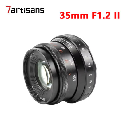 7artisans 35mm F1.2 II APS-C Portrait Lens for Sony Canon Nikon Fuji M43 Mount