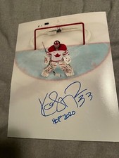 Kim St-Pierre Signed 8x10 Photo - w/ 2020 HOF inscription - Canada Hockey player
