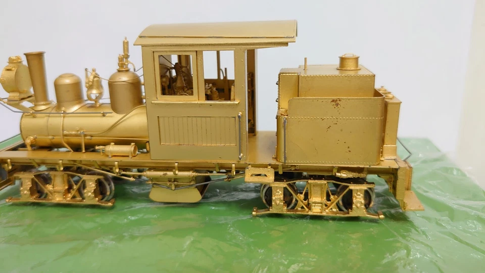 Overland (OMI) Brass C. W. North #1 13 Ton Shay - On3 scale - Image 4 of 4