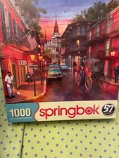 Springbok 1000 Piece Jigsaw Puzzle Bourbon Street New Orleans 24" x 30" NEW
