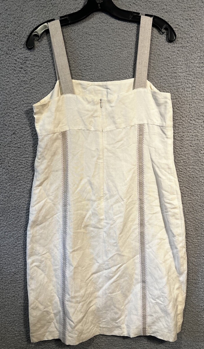 harve benard linen dress Harve Benard Linen Blend Dress Size 8