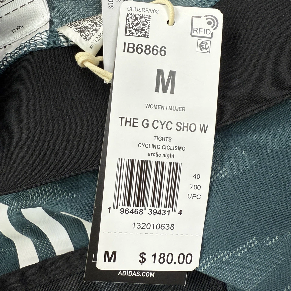 Adidas The Gravel Cycling Shorts IB6866 Women MEDIUM 10" Arctic Night Teal $180 - Image 4 of 4