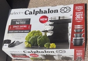 Calphalon Classic 14-Piece Hard-Anodized Dishwasher Safe Cookware Set